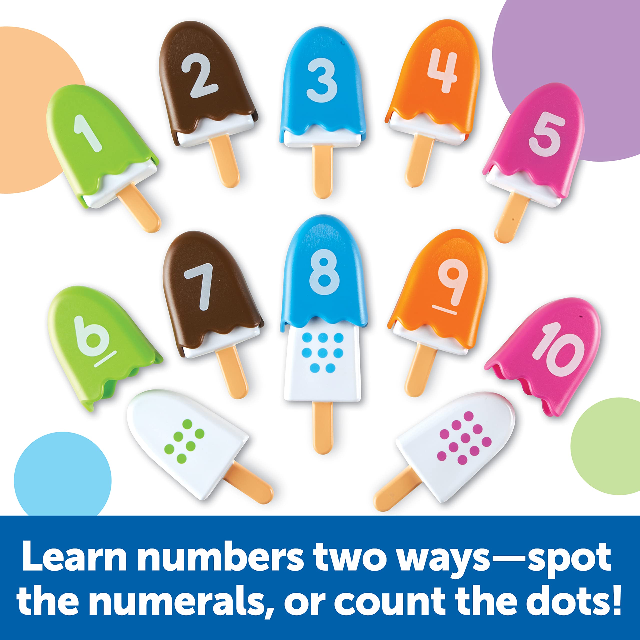Learning Resources Smart Snacks Alpha Pops - Alphabet & Number Matching Game for Toddlers - Fine Motor Skills Toy for Preschool Learning - Perfect for Classroom & Homeschool Activities
