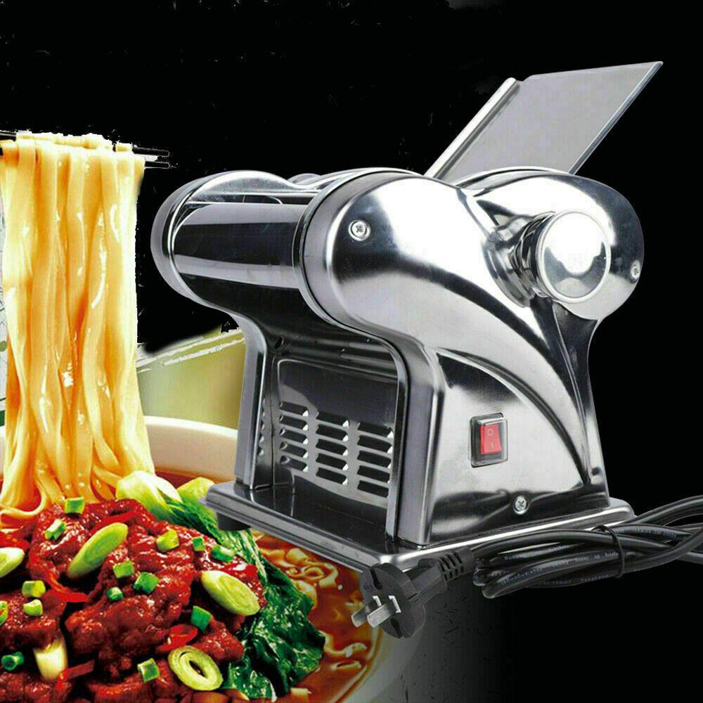 Electric Pasta Maker Machine - Automatic Pasta Press & Manual Roller for Homemade Noodles, Dumpling Wrappers | Perfect for Italian Cuisine, Asian Dishes & Family Cooking