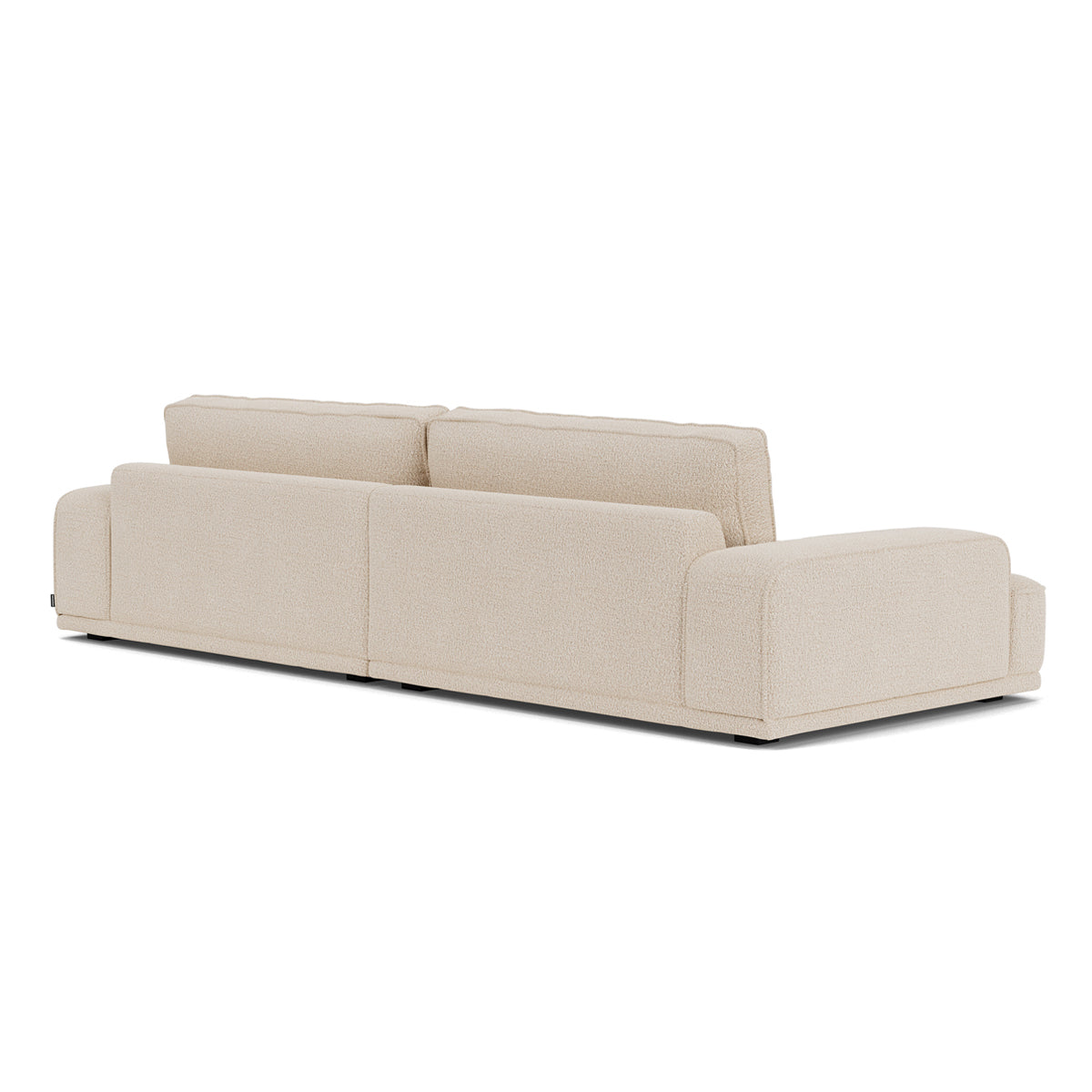 Leonora Boucle 3.5 Seater Sofa - Modern Upholstered Sectional Couch for Living Room | Soft Chenille Fabric | Comfortable Lounge Furniture for Home & Office