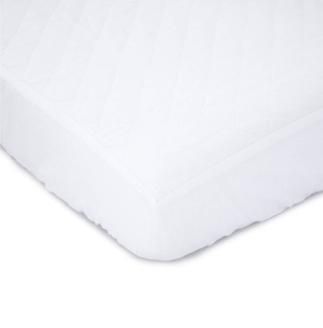 Breathe Easy® Standard Cot Waterproof Quilted Mattress Protector - Hypoallergenic, Breathable & Washable - Perfect for Baby Cribs, Toddler Beds & Nursery Use