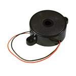 PK-21N30WQ Piezo Buzzer 1.5-30VDC, 12mA 80dB Alarm Sounder with Wire Leads - Flange Mount for Industrial Equipment, Home Security Systems & DIY Electronics Projects (Pack of 10)
