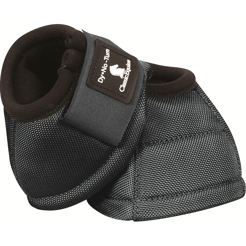 Classic Equine Dyno Turn Bell Boots for Horses - Durable Protective Horse Boots for Jumping, Training & Riding - Prevent Overreach Injuries