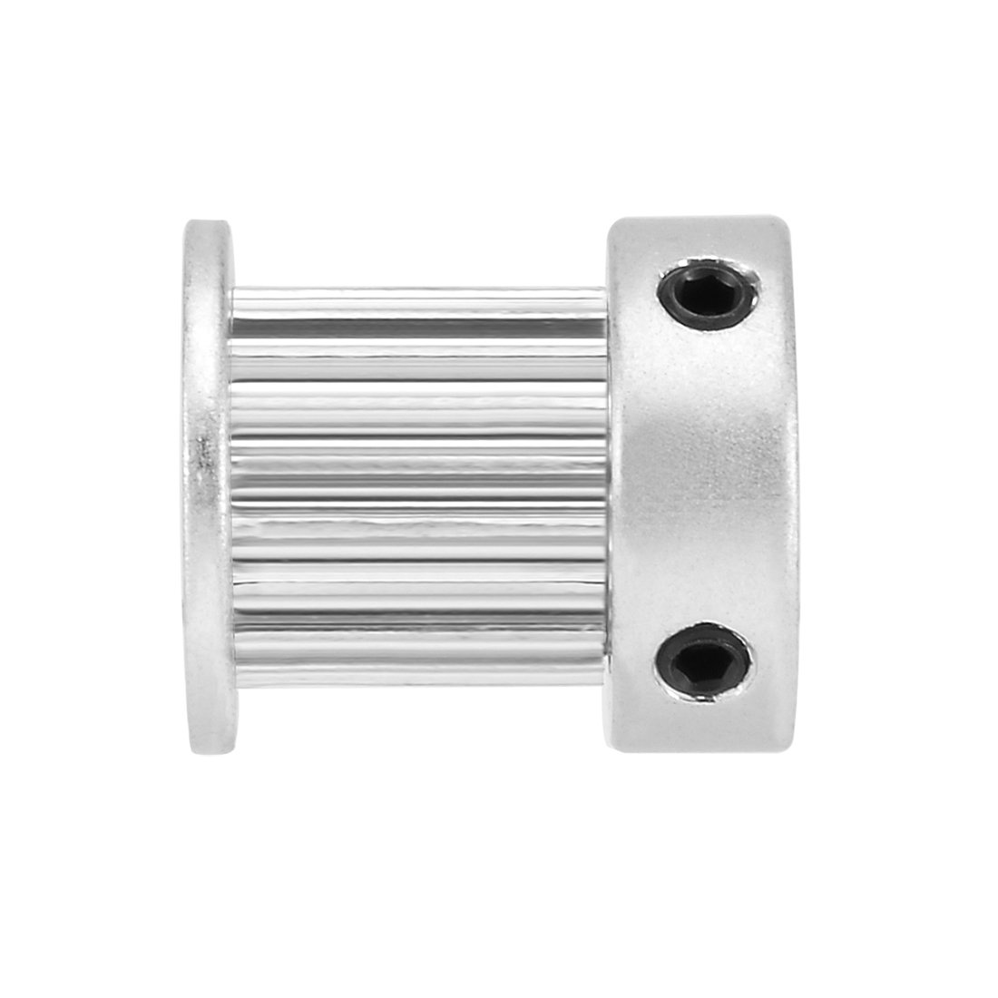 uxcell Aluminum 20 Teeth 6.35mm Bore 5mm Pitch Timing Belt Pulley for 3D Printer - High Precision CNC Machined Part for DIY 3D Printing, Robotics, and Automation Projects