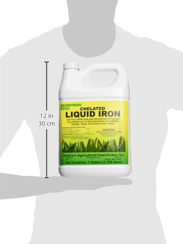 Southern Ag Chelated Liquid Iron Fertilizer - 1 Gallon for Lawns, Gardens & Plants | Fast-Acting Iron Supplement for Greener Grass & Healthier Plants