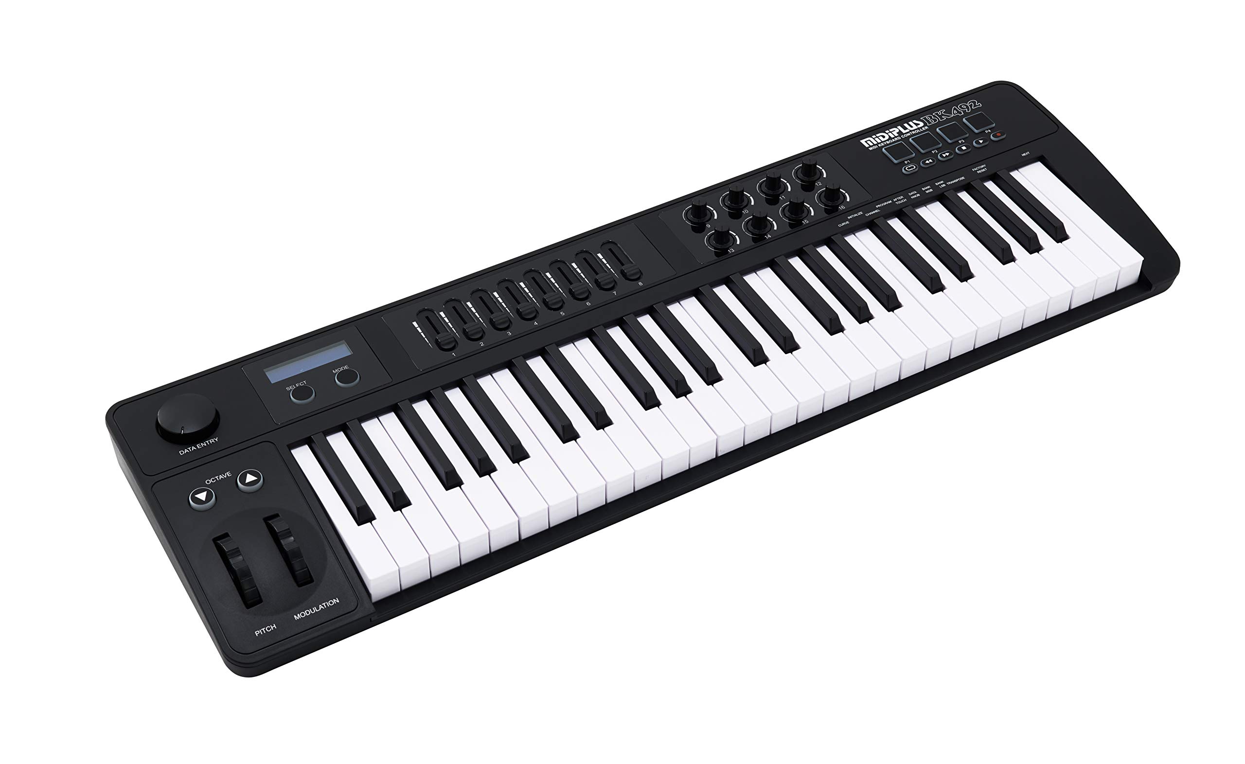 MIDIplus BK492 49-Key USB MIDI Keyboard Controller for Music Production - Perfect for Home Studio, Live Performance & Beat Making