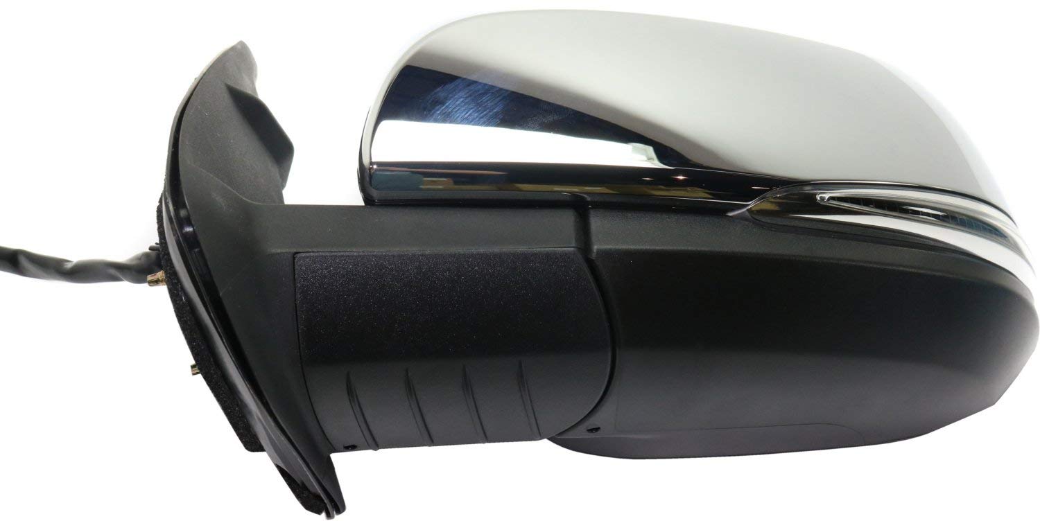 2016-2021 Toyota Tacoma Driver Side Heated Power Glass Mirror with Blind Spot Detection & Built-in Signal Light - Perfect for Winter Driving & Enhanced Safety
