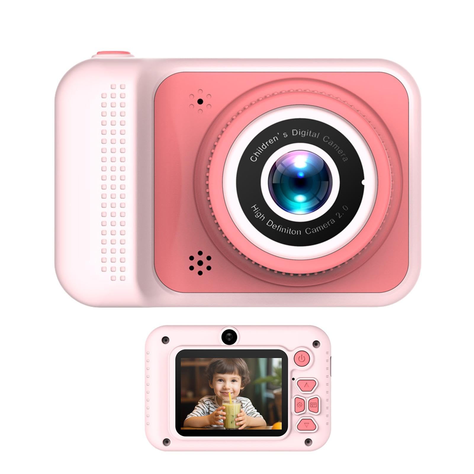 20MP Kids Selfie Camera with Stickers & Flash - HD Digital Toy for Boys & Girls - Perfect for Christmas & Birthday Gifts