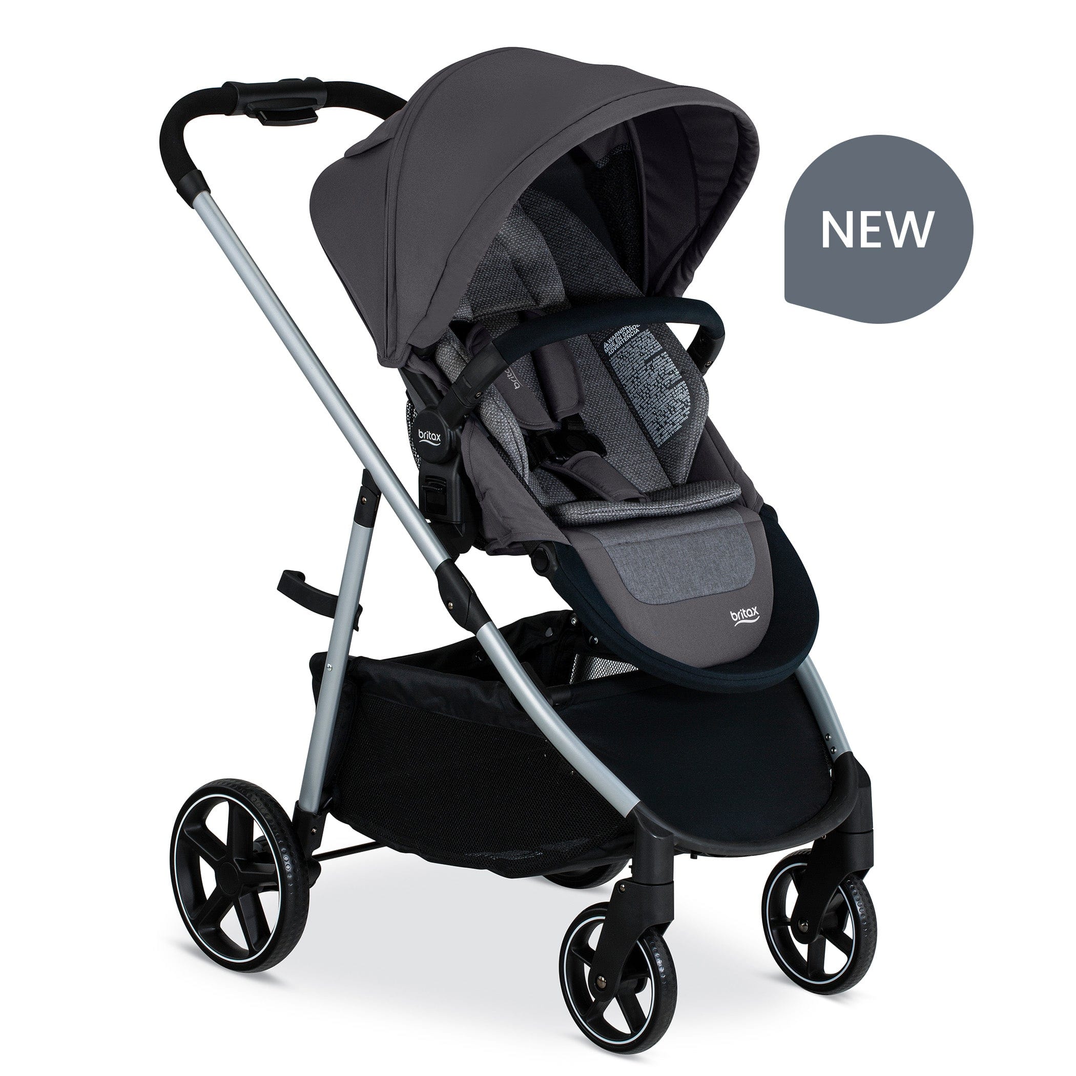 Britax Grove™ Modular Stroller - Lightweight Compact Travel Stroller with Adjustable Seat - Perfect for City Walks, Travel & Everyday Use