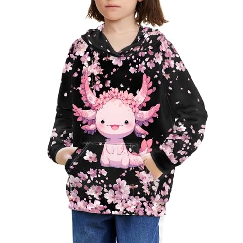 Cute Cherry Blossom Axolotl