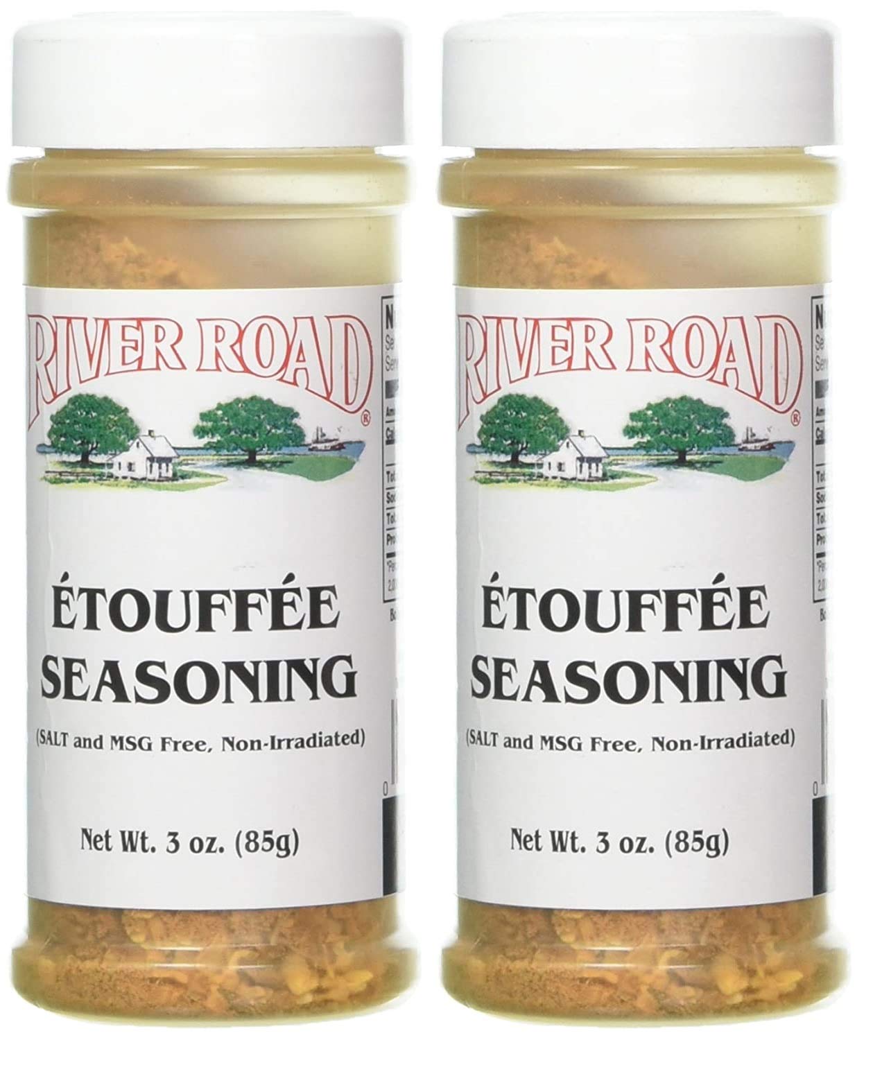 River Road Etouffee Seasoning - 2 Pack (3oz Each) | No Salt, No MSG, All Natural Cajun Spice Blend | Perfect for Seafood, Gumbo & Southern Cooking
