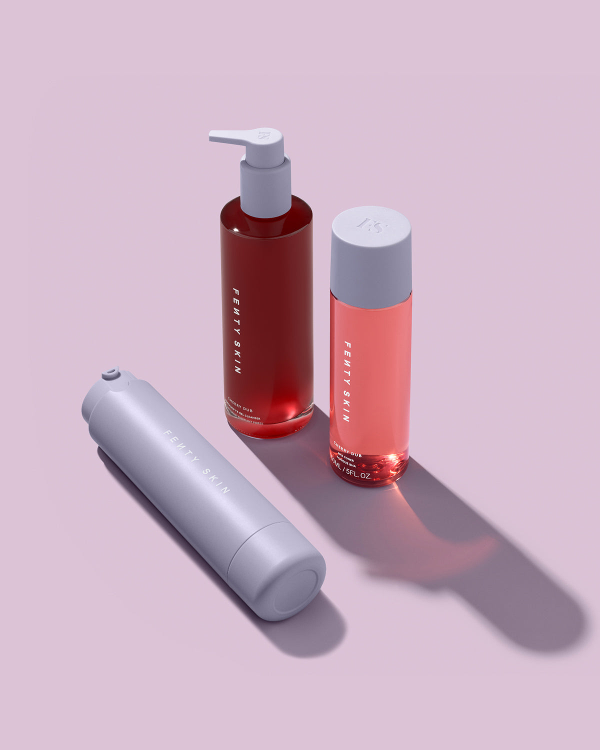 Fenty Skin Start’rs Full Size Bundle with Mineral SPF 30 - Oil Control Face Moisturizer & Cleanser Set for Oily & Acne-Prone Skin | Daily Skincare Routine for Shine-Free Complexion