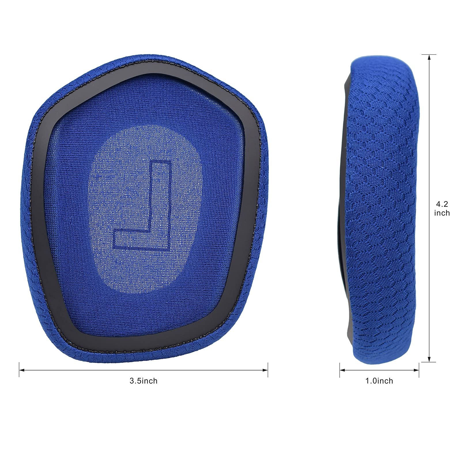 Logitech G733 Wireless Gaming Headset Replacement Ear Pads - Soft Fabric Cushions (Blue) | Comfortable Noise-Isolating Earpads for Long Gaming Sessions & Music Listening