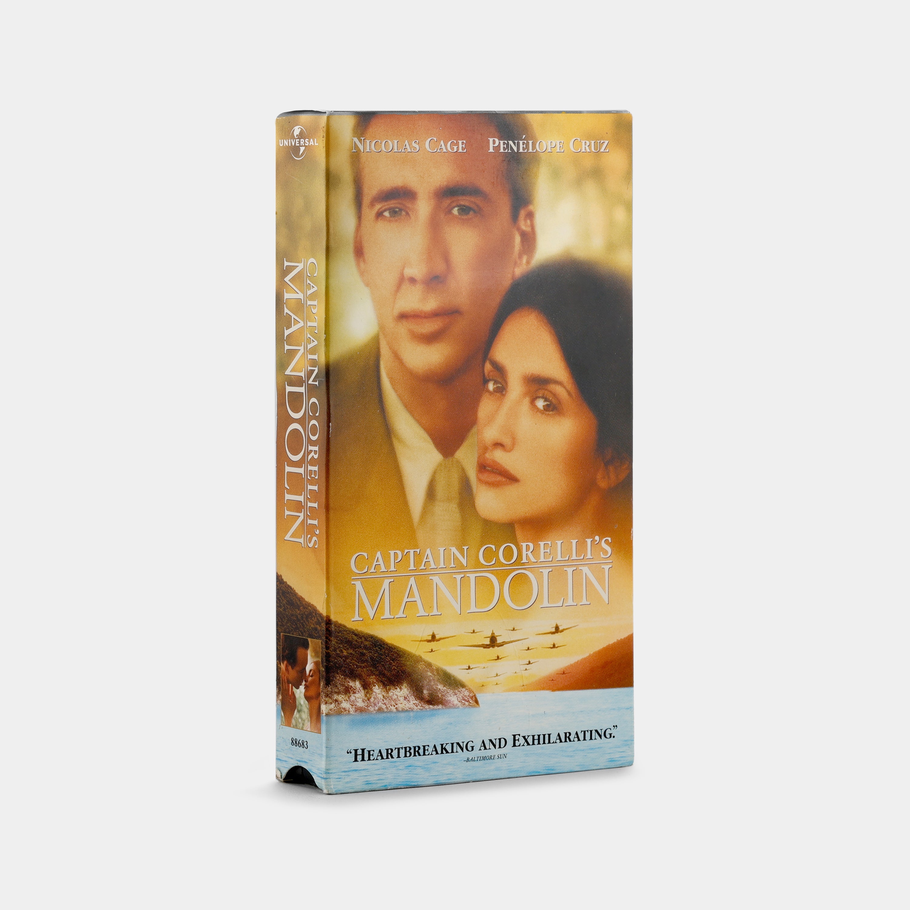Captain Corelli's Mandolin - Classic Movie on VHS Tape - Perfect for Vintage Film Collectors & 90s Nostalgia Lovers - Great for Movie Nights & Home Theater Collections