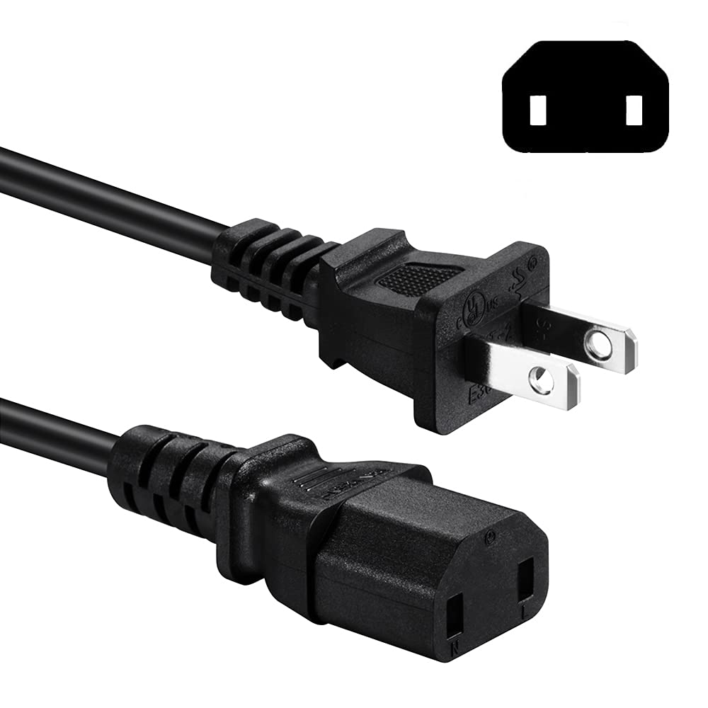 4 Feet Replacement Power Cord for Sony PS4 Pro & Xbox One/360 Slim/E - AC Power Cable Compatible with Playstation 4 Pro Console & Power Supply Brick - Perfect for Gaming Setups & Home Entertainment Systems