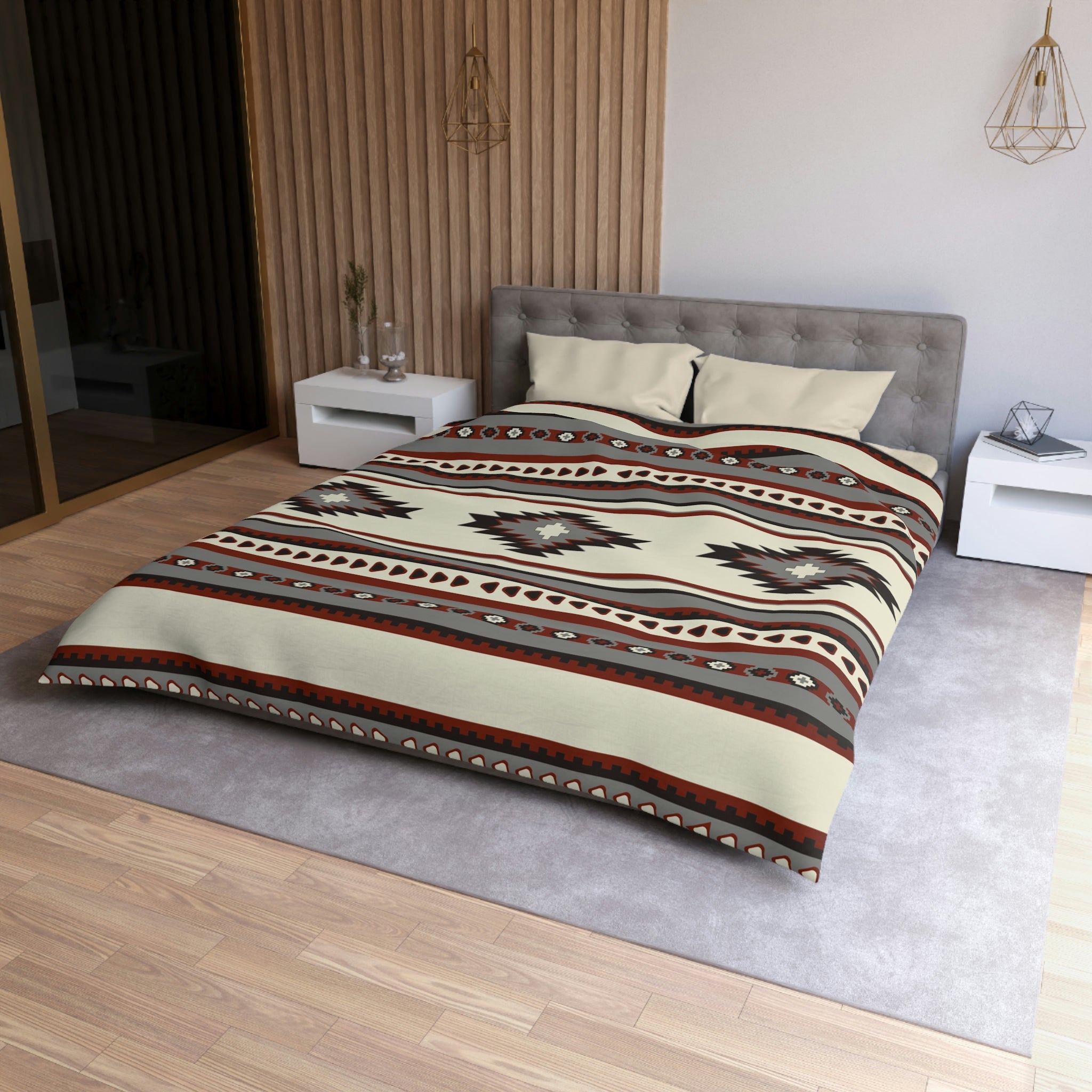 Spirit Canyon Microfiber Duvet Cover Set - Southwestern Style Bedding for Queen & Twin Beds | Soft & Breathable Bedroom Decor for Cozy Sleep & Southwestern Themed Rooms