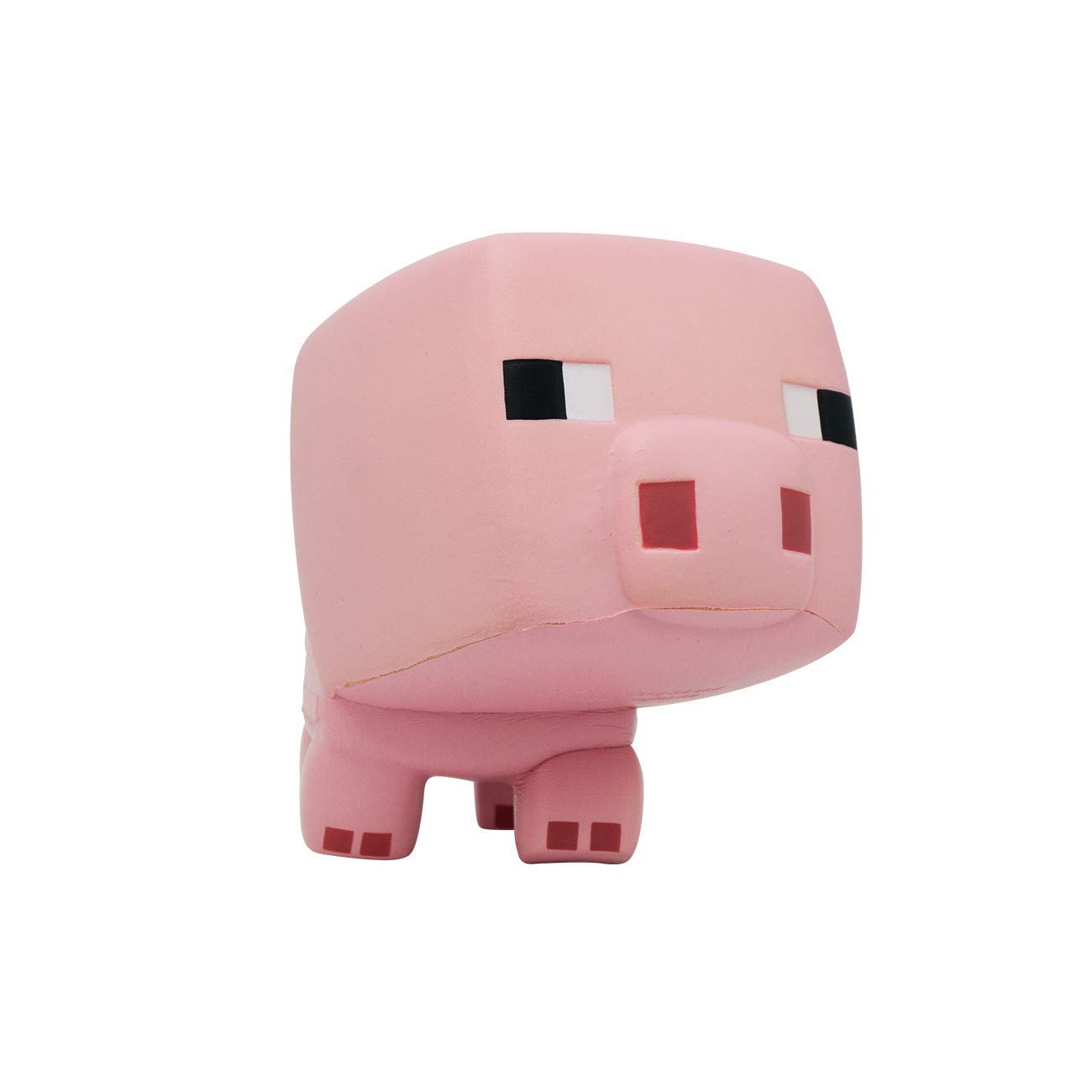Official Minecraft Mega SquishMe Pig Plush Toy - Soft & Huggable Collectible for Kids & Fans | Perfect for Gaming Decor, Birthday Gifts & Stress Relief