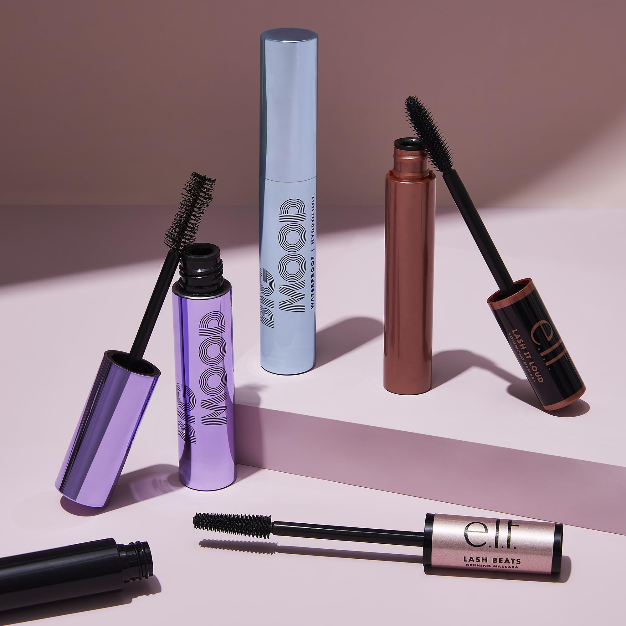 e.l.f. Lash It Loud Volumizing Mascara - Dark Brown, 1.1 oz | Mega Volume Formula for Bold, Thicker Lashes | Highly Pigmented for Dramatic Look | Perfect for Everyday Wear & Special Occasions