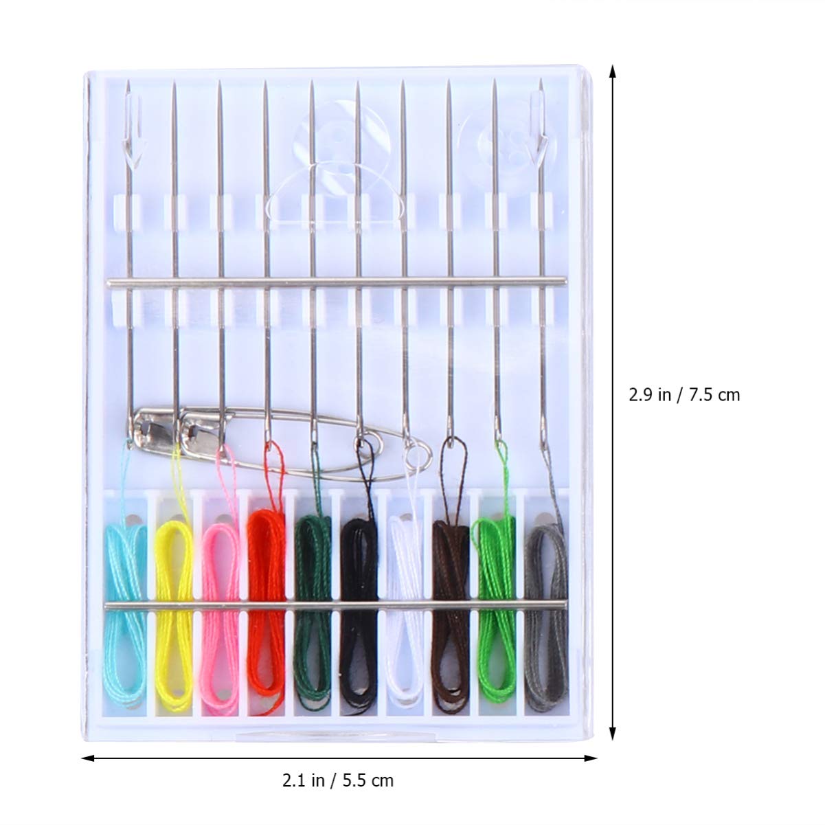 4-Piece Sewing Thread & Needle Set for DIY & Crafts
