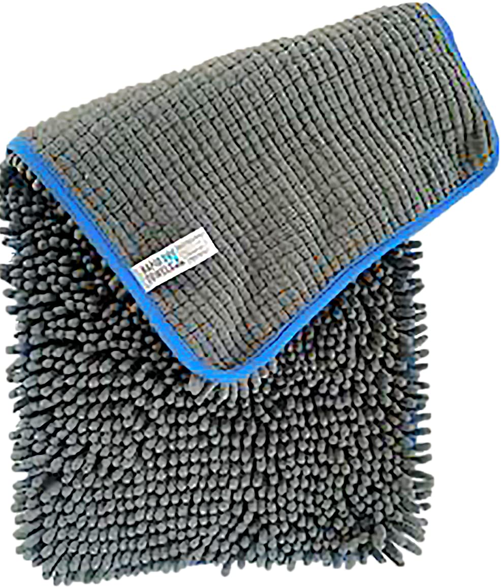 Mach 2 Speed Car Wash Microfiber Towel - Ultra Absorbent Quick Dry Auto Detailing Towel for Car Washing, Drying & Polishing - Perfect for Auto Shine, RV Cleaning & Motorcycle Care