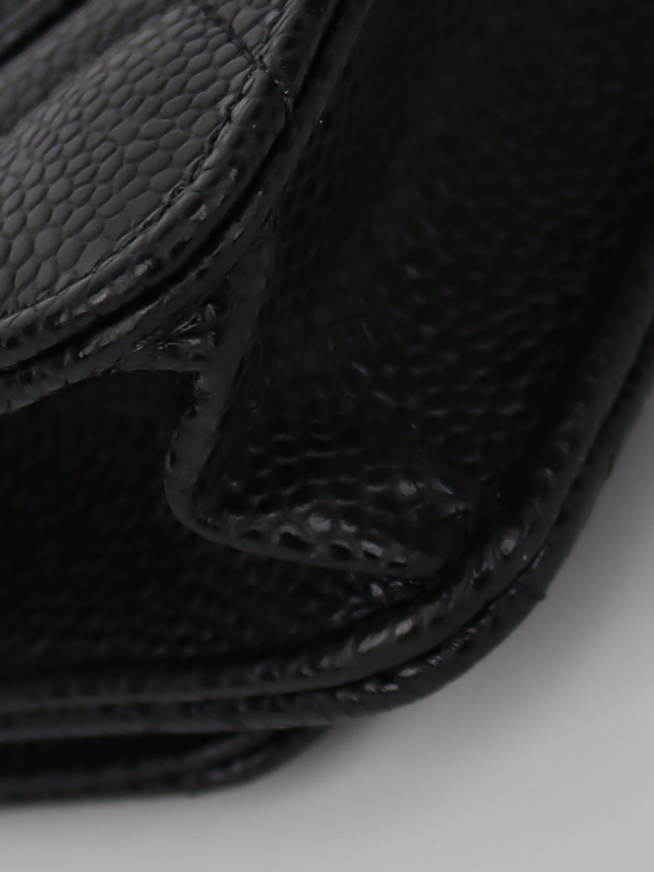 Chanel Black Caviar Leather Wallet on Chain Crossbody Bag - Elegant Evening Clutch for Women, Perfect for Parties & Date Nights