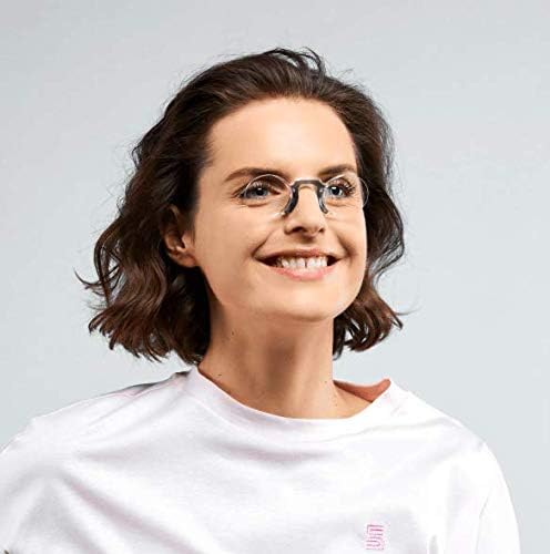 NOOZ Optics Unisex Armless Reading Glasses - Slim & Lightweight Reading Glasses for Women & Men with Compact Case Oval | Perfect for Reading, Travel & Everyday Use