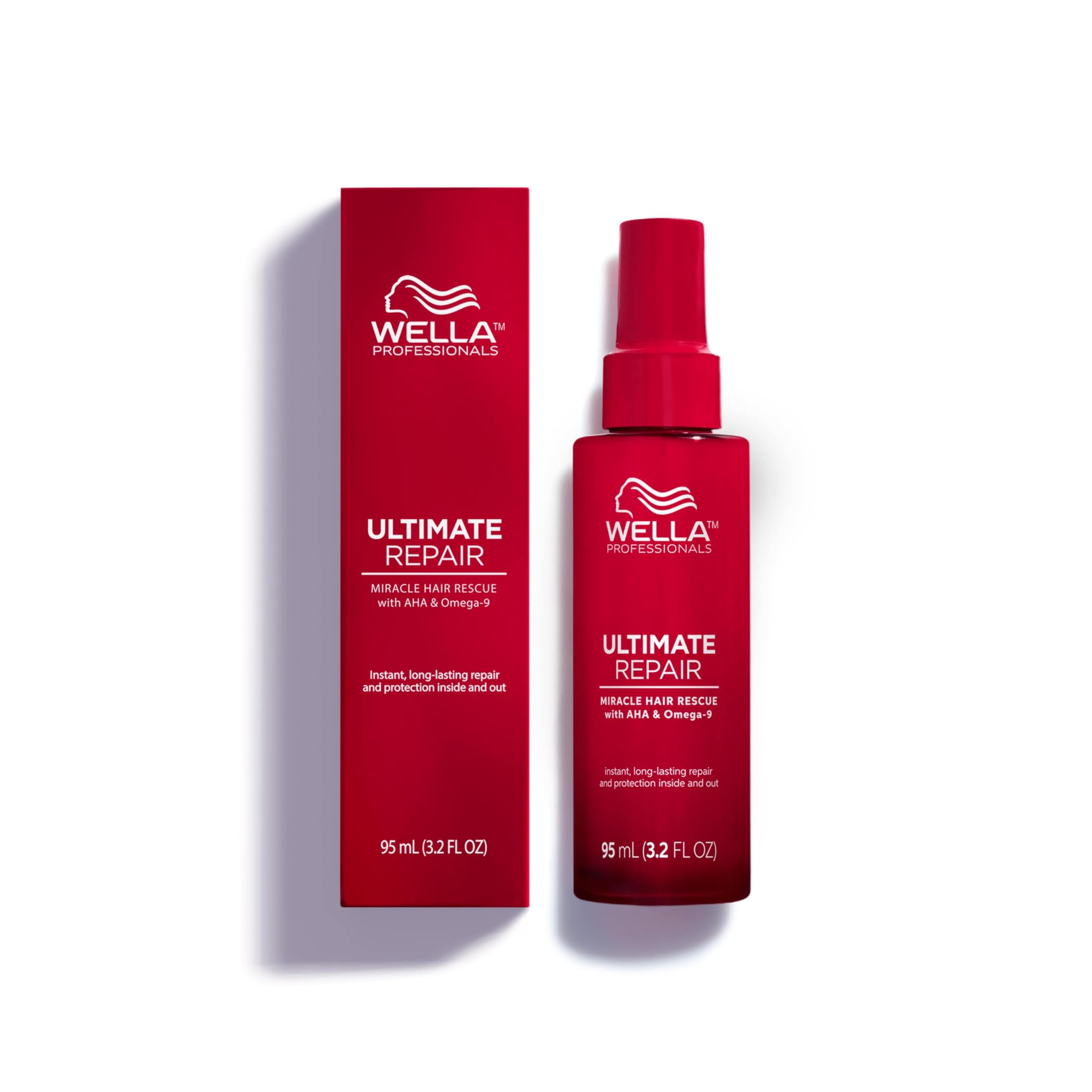 Wella Professionals Ultimate Repair Miracle Hair Rescue Serum – 90 Sec Repairing Leave-In Treatment – Anti-Frizz & Anti-Split Ends Detangling Spray – 95ml – Perfect for Damaged Hair & Quick Salon-Quality Results at Home