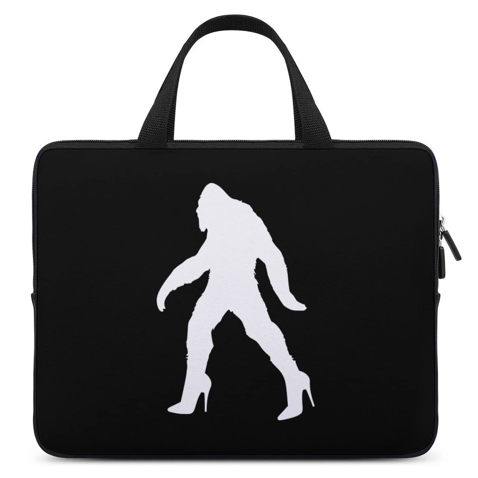 Waterproof Bigfoot Sasquatch Laptop Bag - Slim Business Briefcase for Women & Men - Durable Computer Case for Work, Travel & School (15.6 Inch)