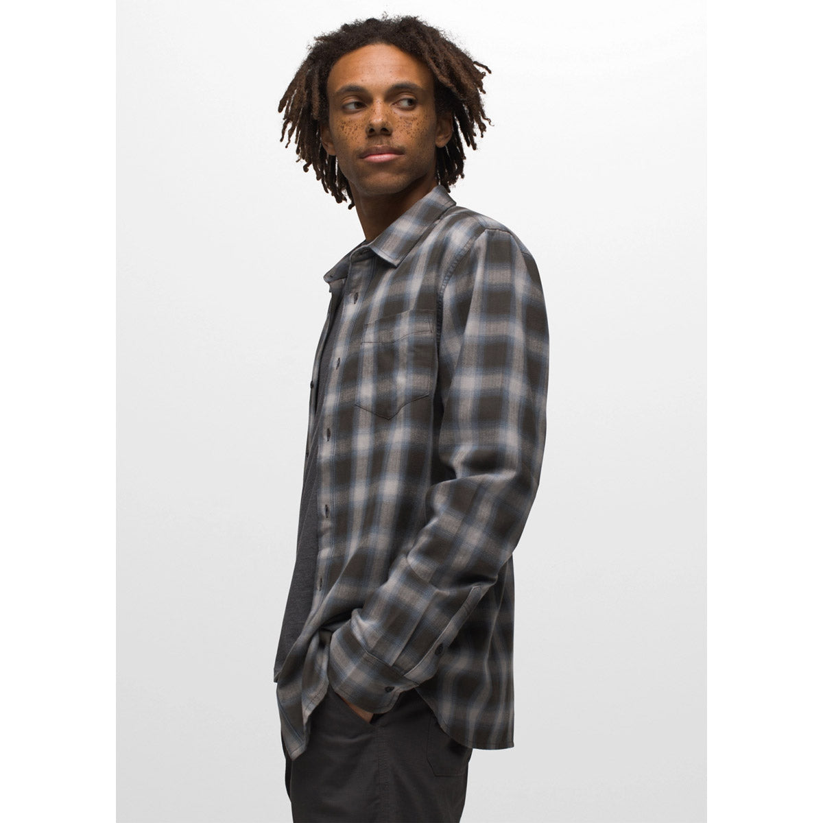 Men's Slim Fit Los Feliz Flannel Shirt - Soft Plaid Long Sleeve Button Down for Casual Wear & Outdoor Activities