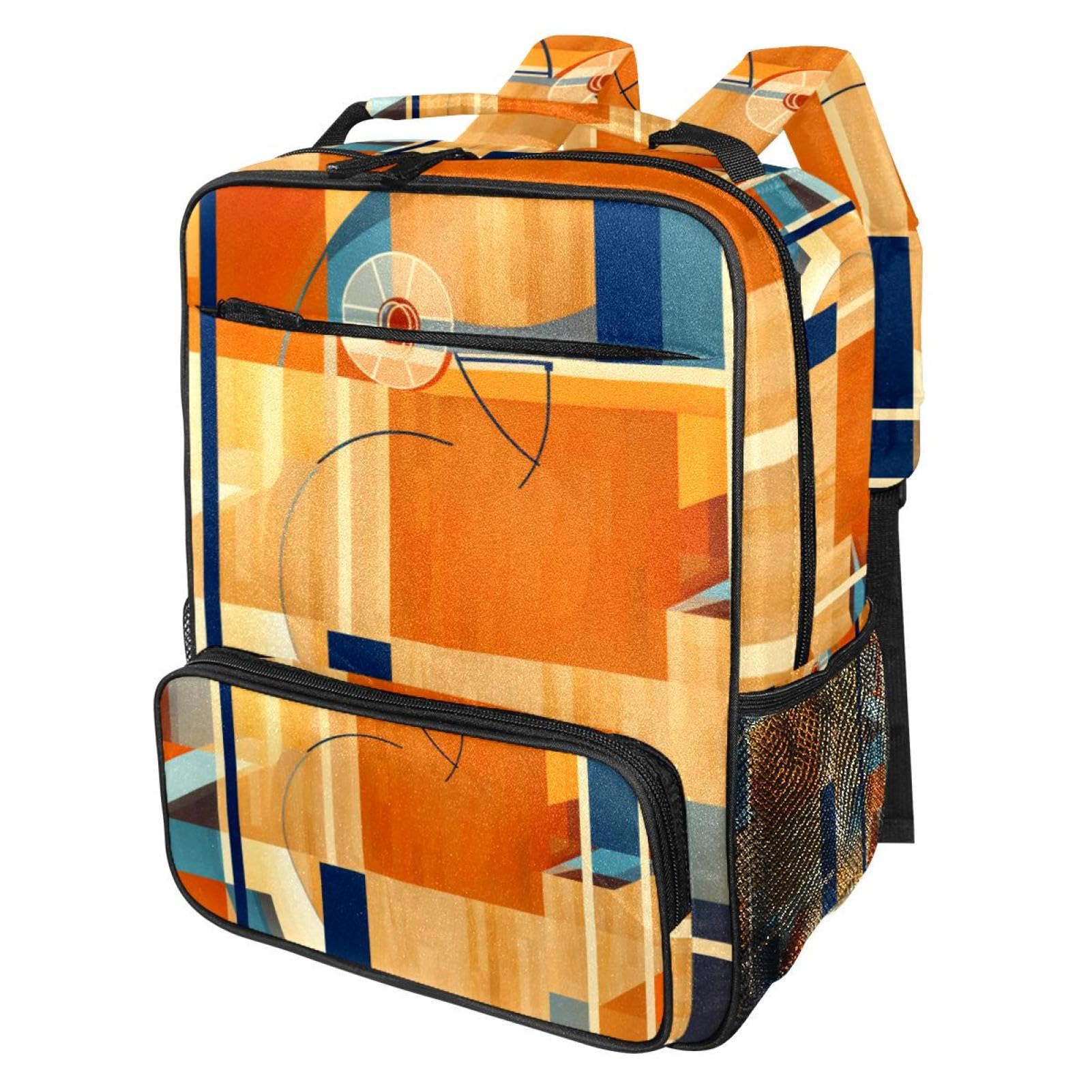 Stylish Unisex Travel Backpack - Durable Sports Backpack for Women & Men - Perfect for Basketball Games, Gym, Hiking & Daily Commute