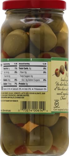 Mezzetta Spanish Queen Olives - Imported Martini Olives, 10 oz Jar | Premium Cocktail & Charcuterie Ingredient for Martinis, Salads & Appetizers