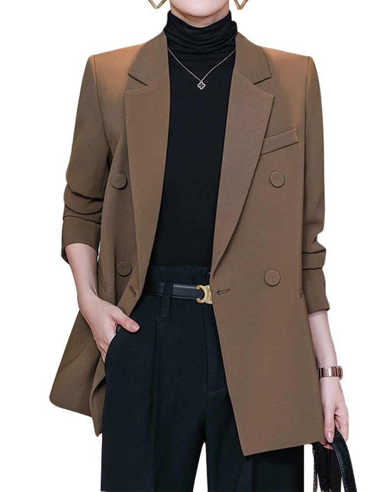 Women's Slim Fit Casual Blazer Jacket for Work | Stylish Office Wear & Business Formal Attire