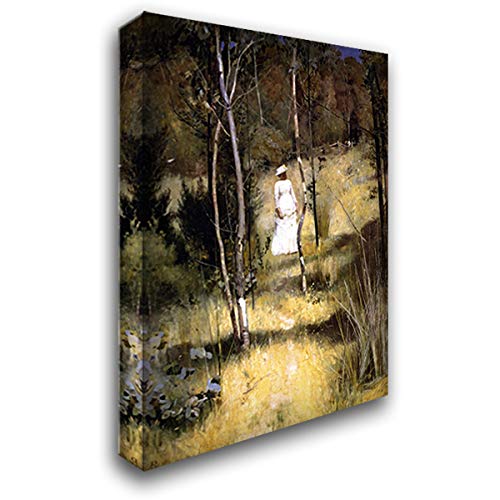 Tom Roberts Summer Morning Tiff 18x24 Gallery Wrapped Canvas Art Print - Australian Impressionist Landscape Painting for Living Room, Bedroom & Office Decor