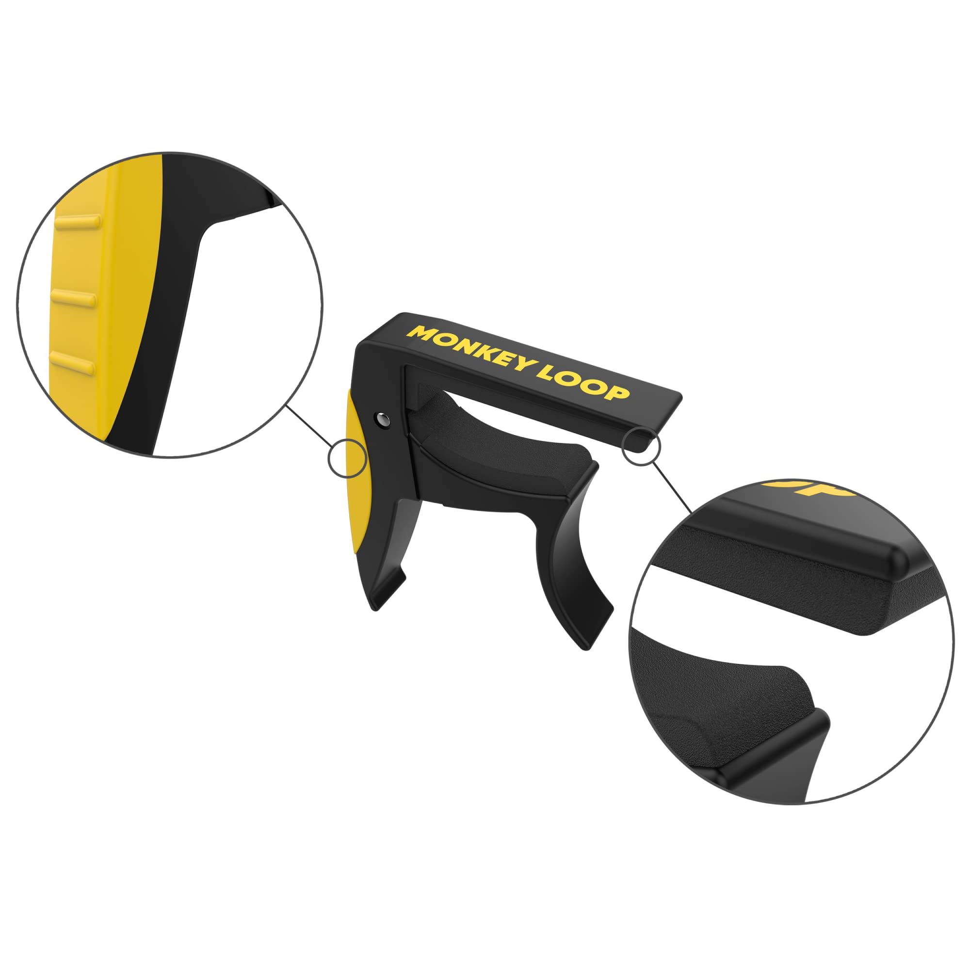 Premium Guitar Capo - Monkey Loop Prime Capo for Classical & Acoustic Guitars - Quick Clamp, Easy Adjust - Perfect for Live Performances & Studio Sessions