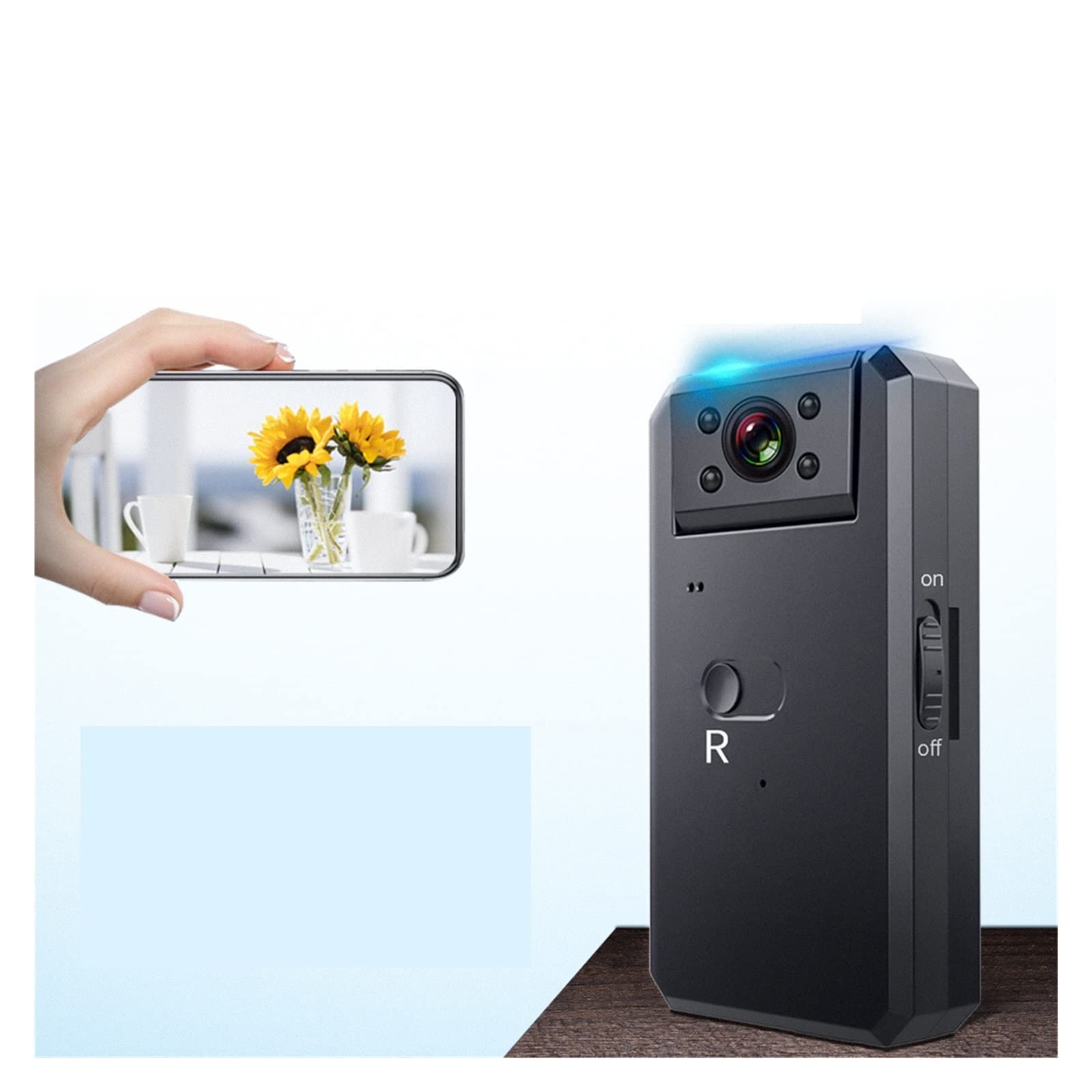 BODORME MD90 Mini Action Camera 1080P HD with WiFi - Waterproof Sports Camcorder for Outdoor Adventures, Night Vision, Voice Recording (Includes 16GB TF Card) - Perfect for Cycling, Skiing, Vlogging & Underwater Shooting