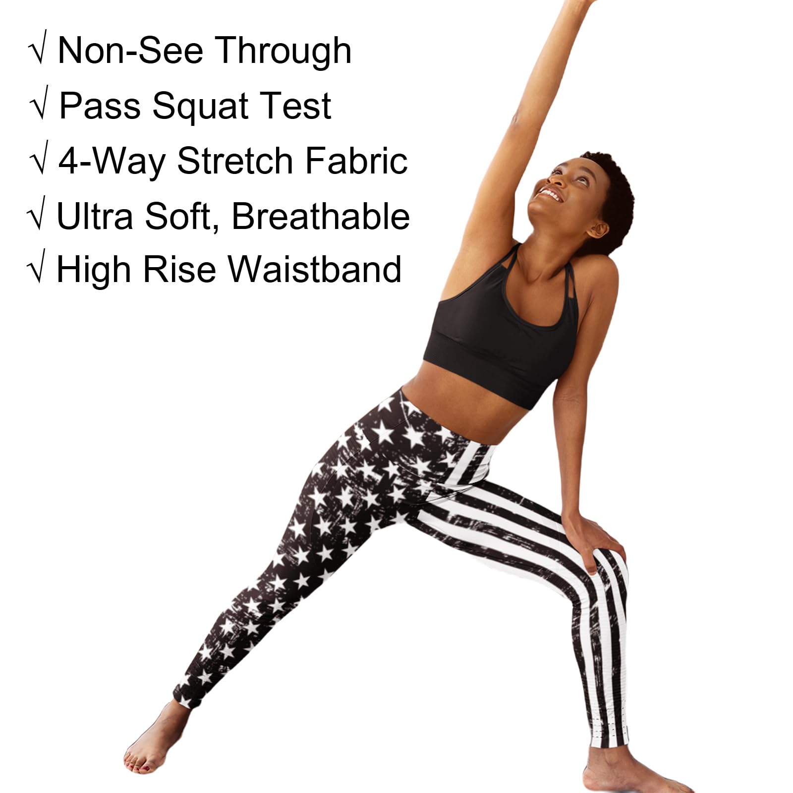 Cerburny High Waisted Yoga Pants for Women - Tummy Control Workout Leggings, Gym Athletic Spandex Pants - Perfect for Yoga, Running & Fitness Training