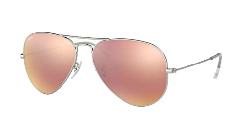 Matte Silver / Brown Pink Mirror