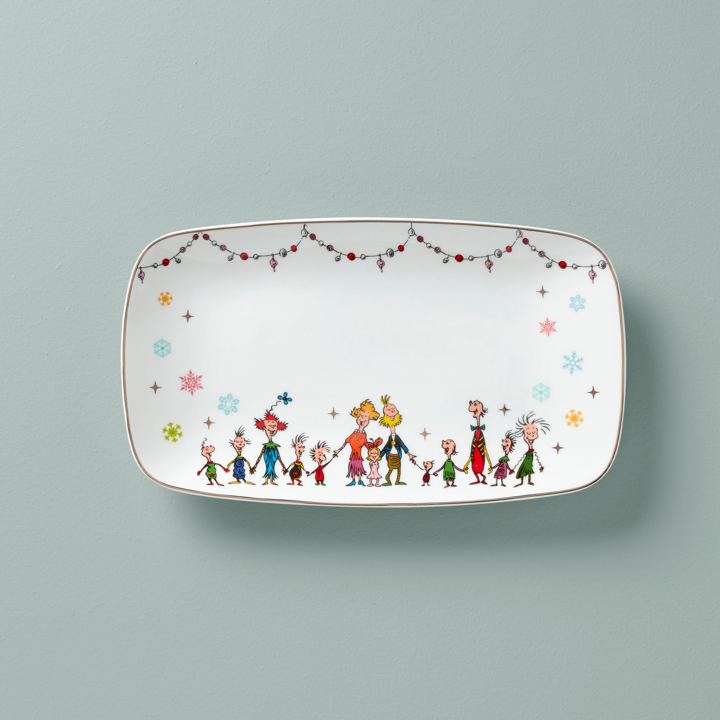 Festive Grinch Christmas Appetizer Tray - Perfect for Holiday Parties, Christmas Gatherings & Themed Events