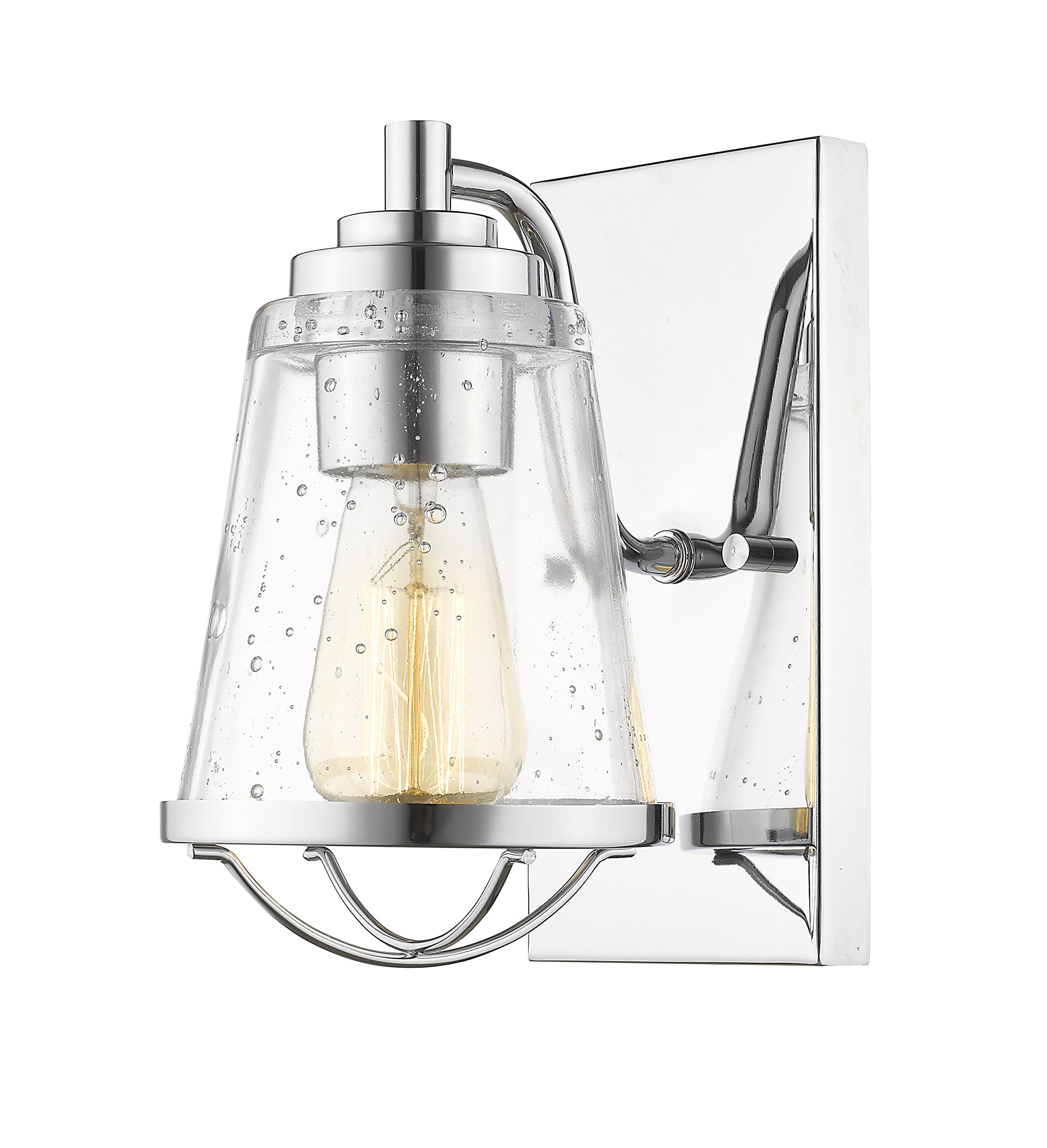 The zLite 1 Light Wall Sconce - Modern Home Lighting Fixture for Bedroom, Living Room & Hallway - Dimmable LED Wall Light for Ambient and Accent Lighting