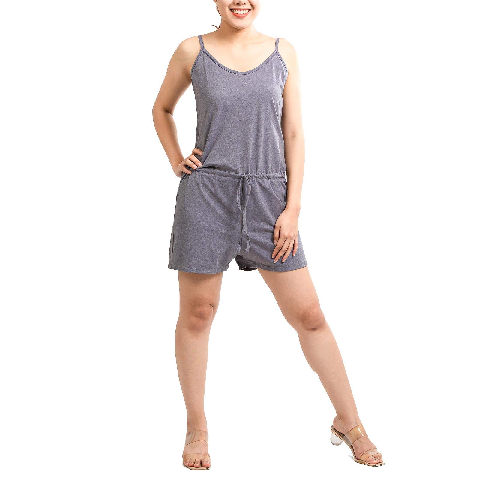 LOFBAZ Women's Sexy Jumpsuit Romper Shorts - Summer Beach Outfit, Casual Wear for Vacation, Pool Party & Night Out