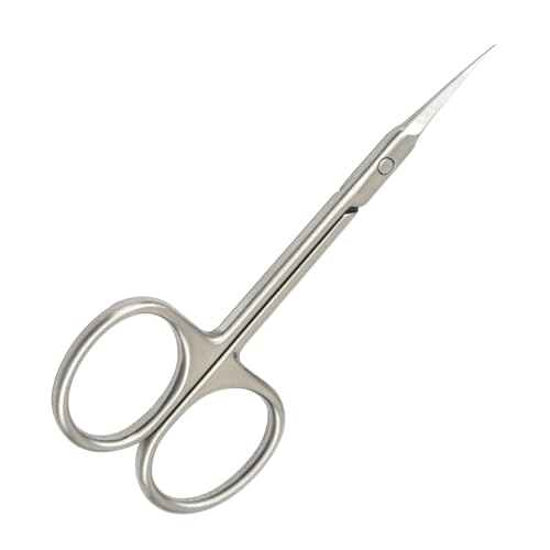 Silver Cuticle Scissors Curved