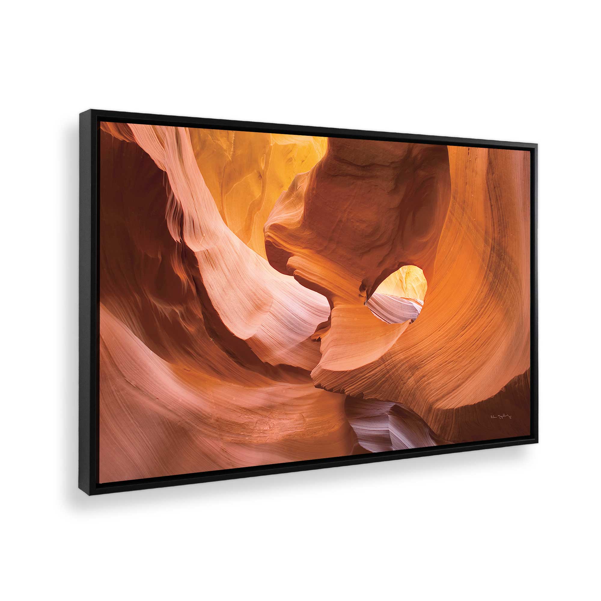 Sandstone Light Print Canvas Wall Art - Handmade Landscape Painting for Living Room, Bedroom & Office Decor