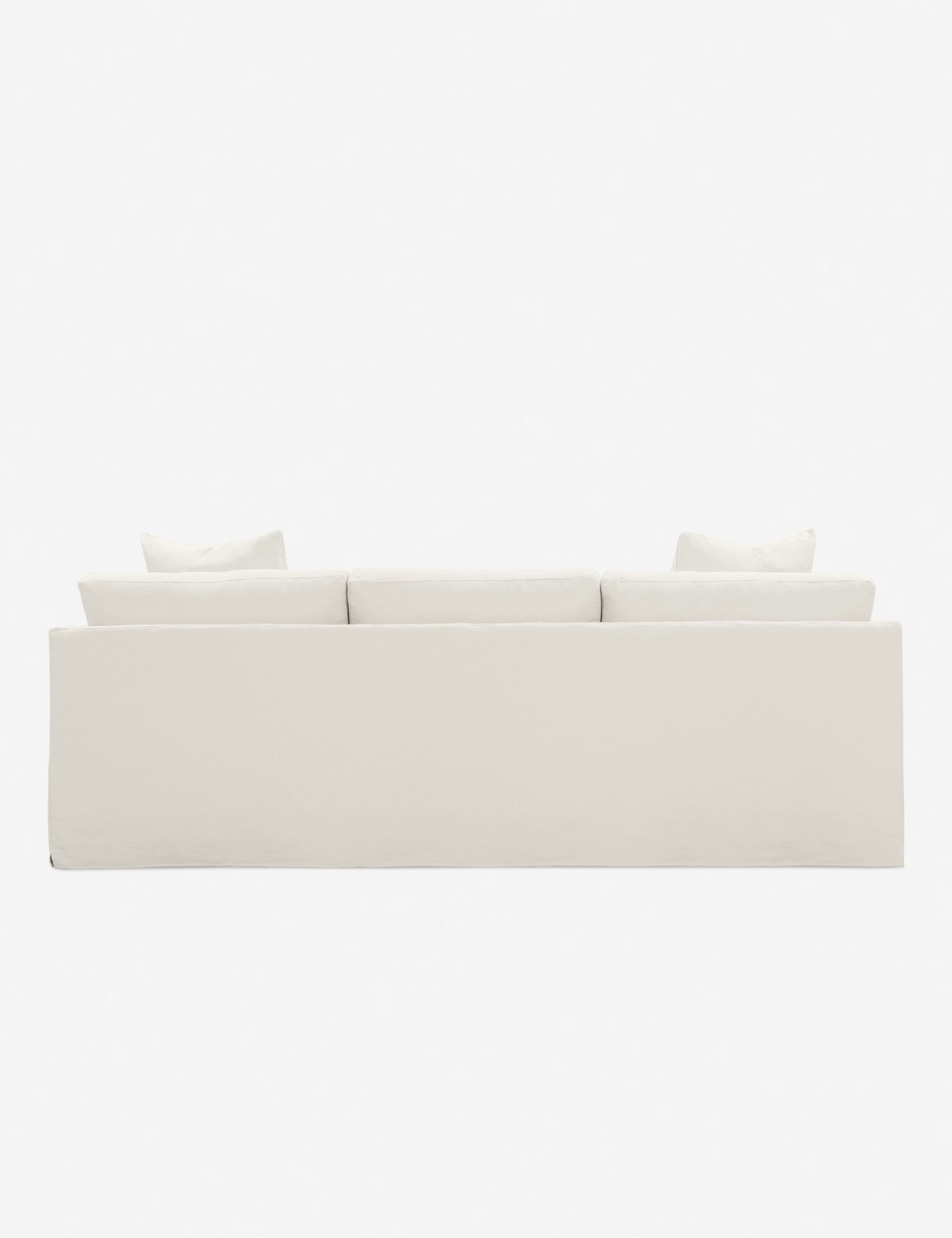 Coen Slipcover Sectional Sofa - Modern L-Shaped Couch with Removable Washable Covers - Perfect for Living Room, Family Room & Home Theater