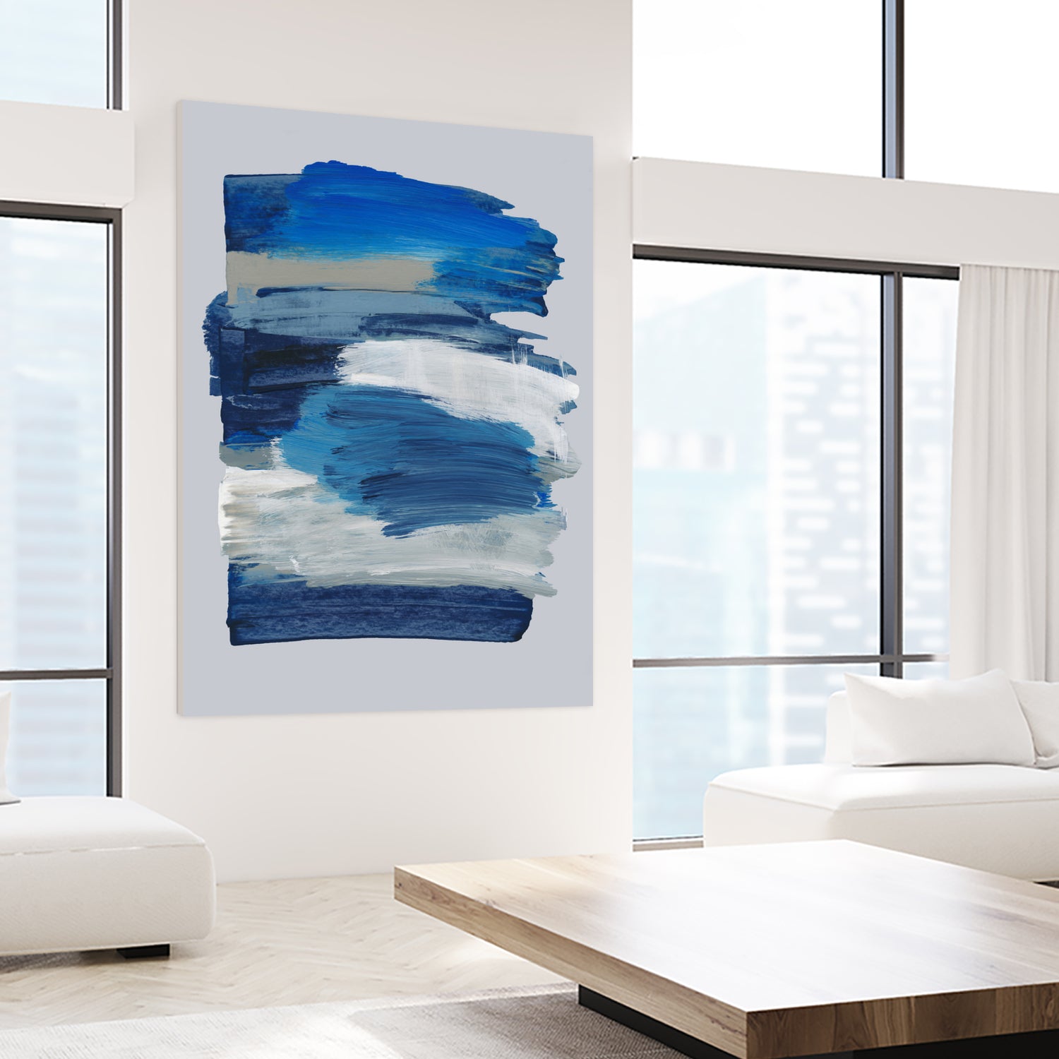 Abstract Brush Strokes Wall Art - 78