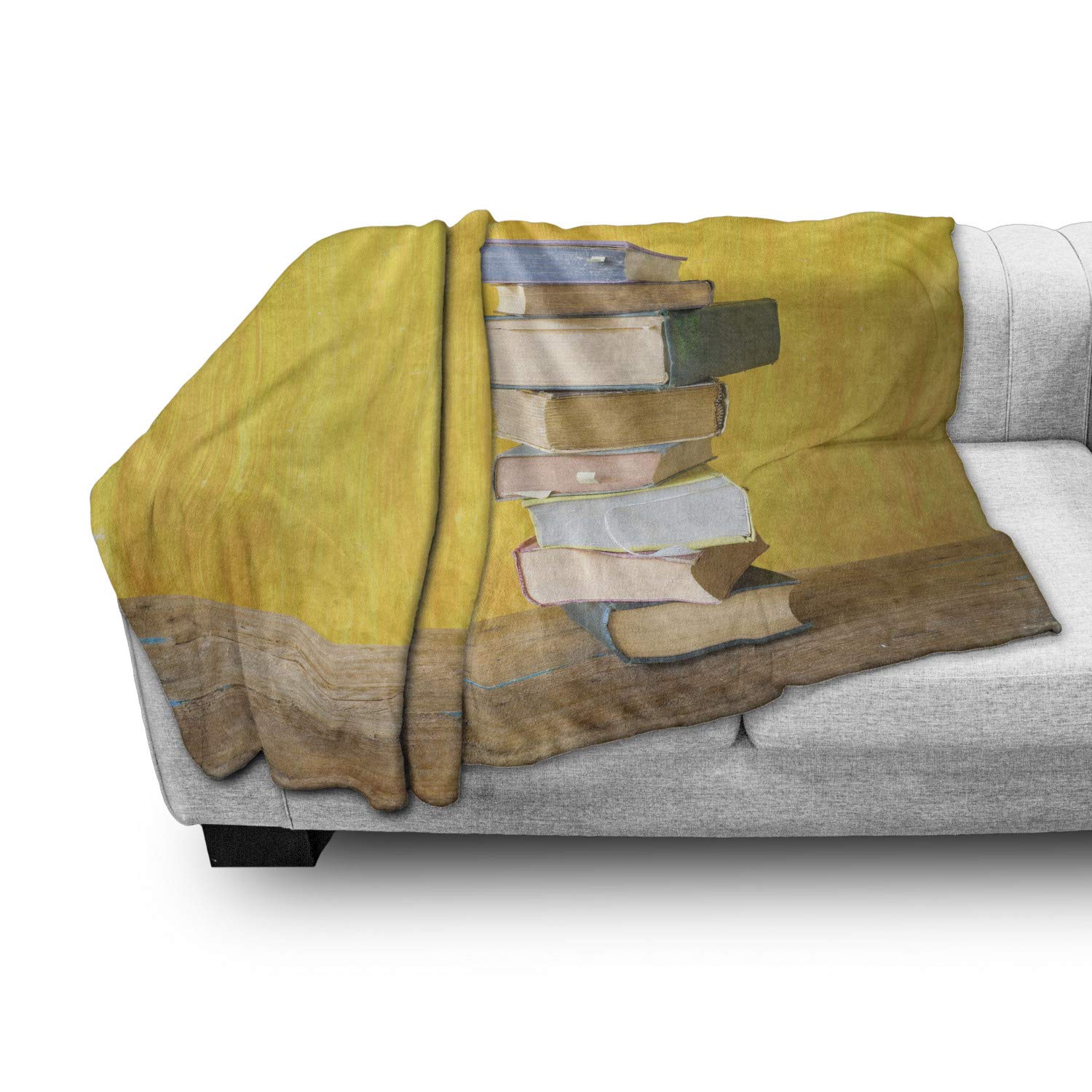 Ambesonne Flannel Fleece Throw Blanket - Soft 60