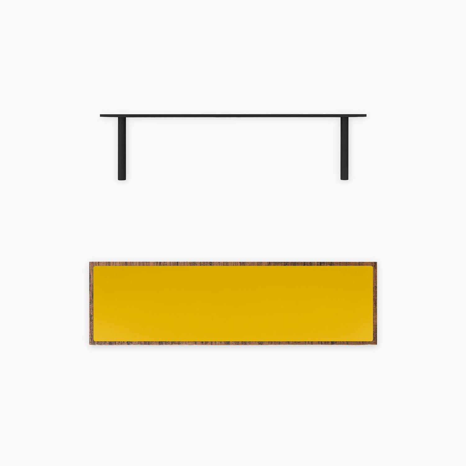 Aksel Inlay Nutmeg Rustic Floating Shelf - Handmade Wood Wall Shelf for Living Room, Kitchen, Bathroom & Office Decor