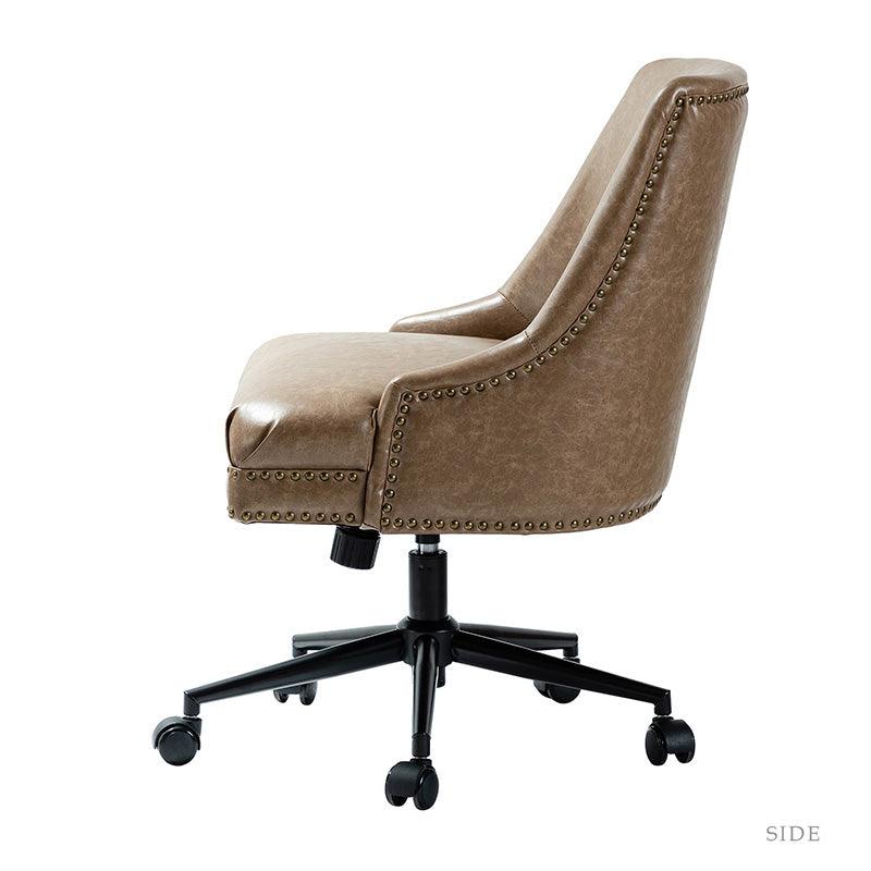 Juniper Vegan Leather Office Chair - Ergonomic Executive Desk Chair for Home & Office - Eco-Friendly PU Leather, Adjustable Height, Comfortable Seating for Long Hours
