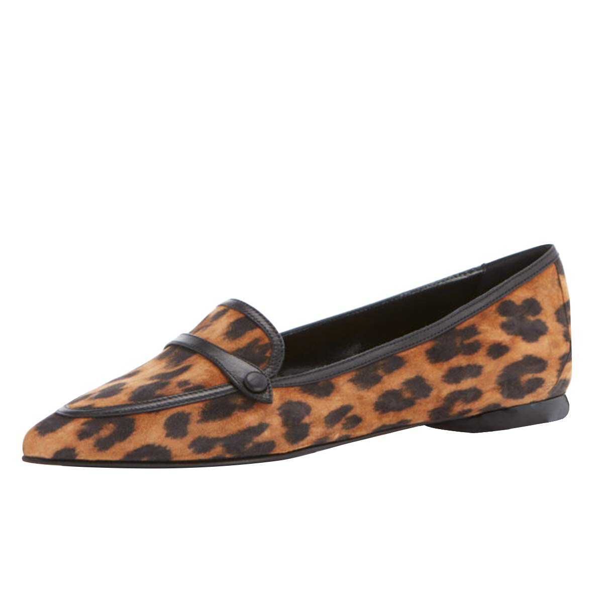 XYD Women's Comfortable Pointed Toe Ballet Flats - Slip On Loafers for Office, Date & Casual Wear - Elegant Work Shoes for Women with Cushioned Insoles