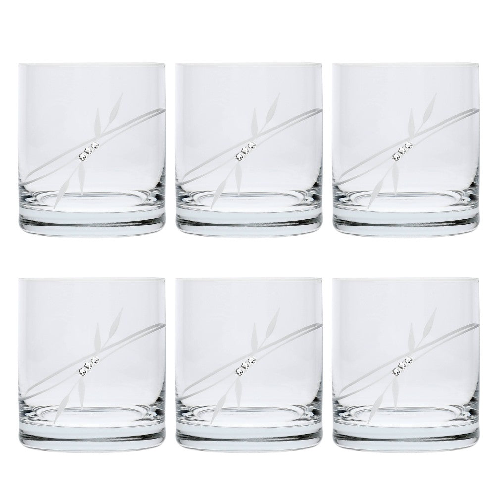300ML 6-Piece Handmade DOF Glass Set - Perfect for Cocktails, Juice, and Home Bar Decor