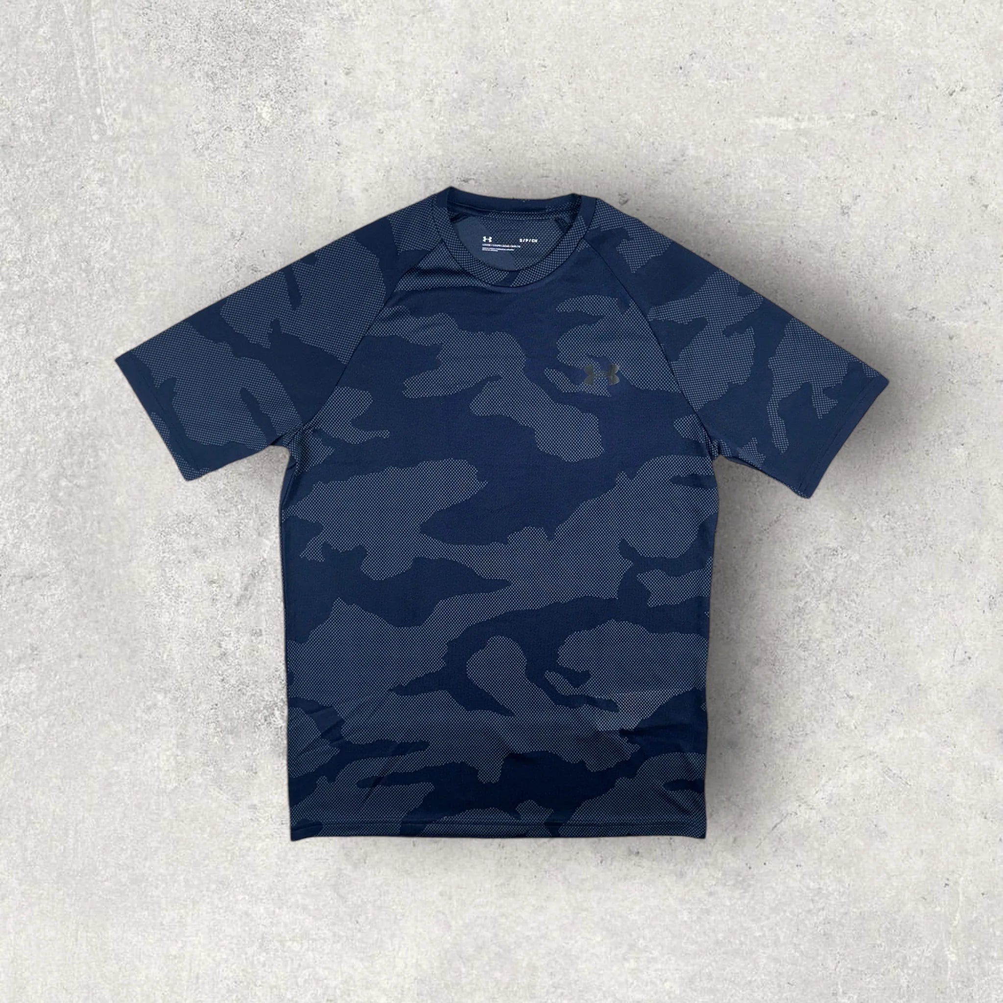 Under Armour Jacquard T-Shirt & Shorts Set - Navy/Black | Comfortable Athletic Wear for Gym, Running & Casual Outfits