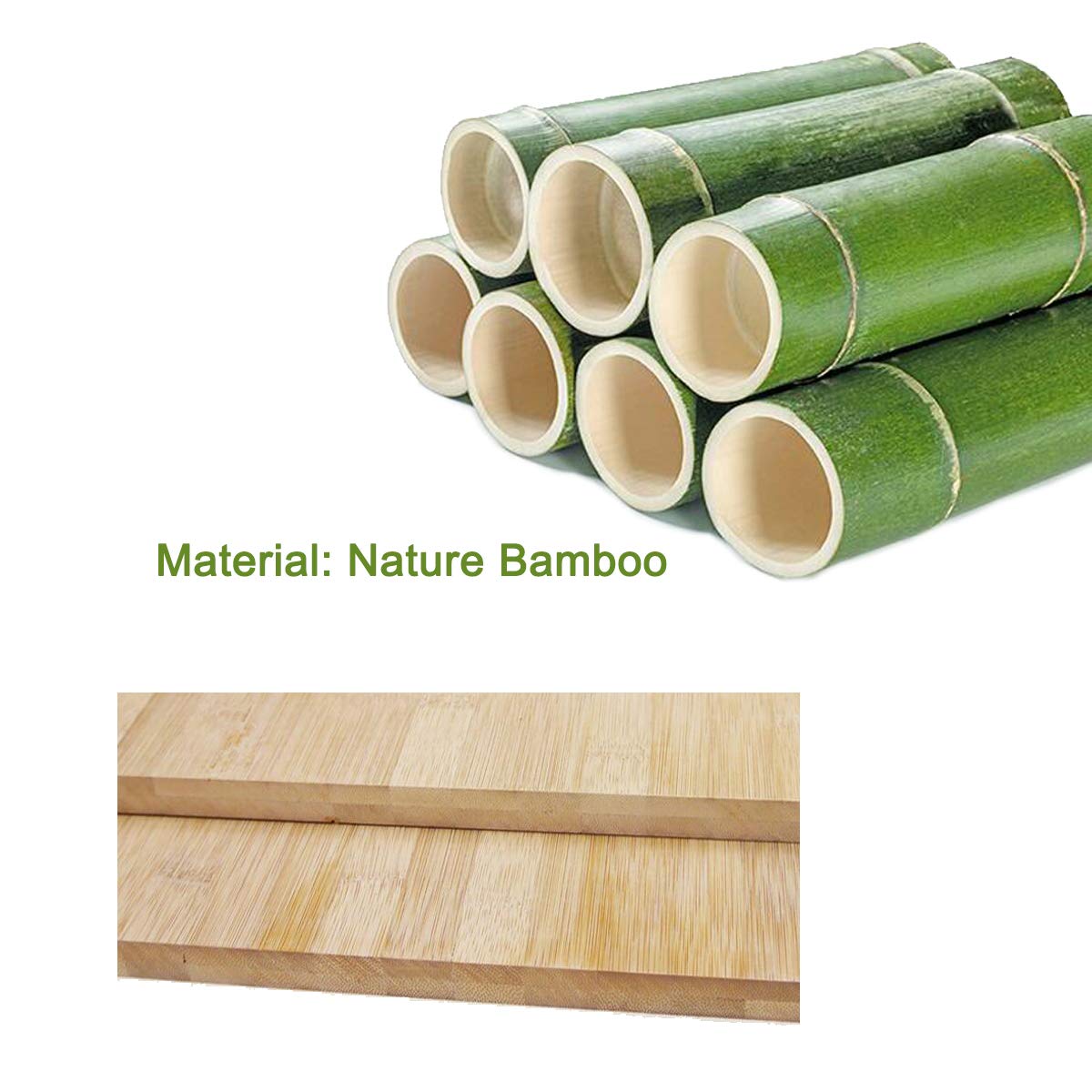 Bamboo Wine Rack for 8 Bottles - Sturdy Tabletop Wine Holder & Countertop Storage Shelf - White - Perfect for Kitchen, Bar, Dining Room, and Wine Cellar Organization